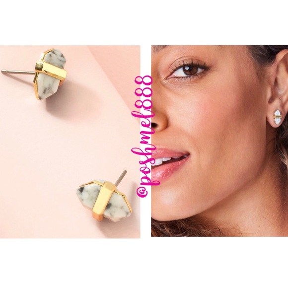 Stella & Dot Jewelry - :: Stella & Dot [GOLD] Stone Rebel Stud Earrings